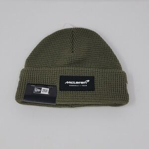 McLaren Formula 1 New Era Essential Cuff‎ Beanie F1 Team Logo Patch Cap Green